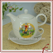 Wholesale Porcelain Ceramic Tea Pot And Cup